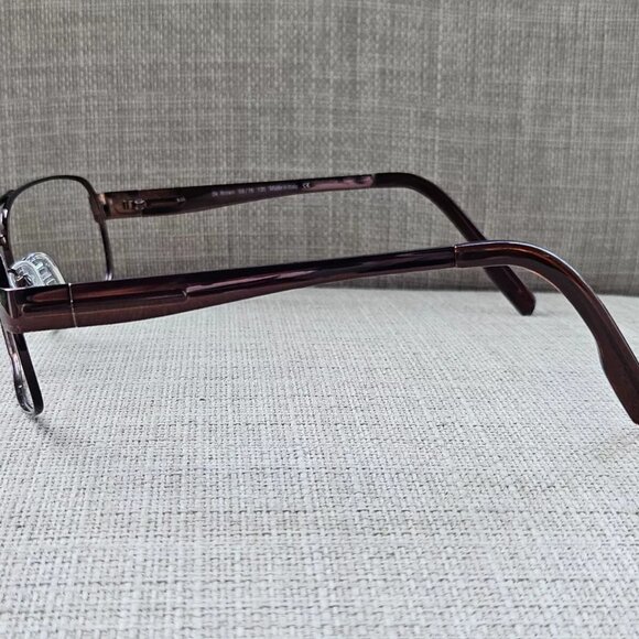 Kirkland Signature Frederick Men Glasses Dk. Brown Tone Metal Eyeglasses Italy - Picture 8 of 12
